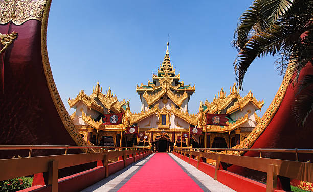 istock Karaweik palace in Yangon, Myanmar 532849023