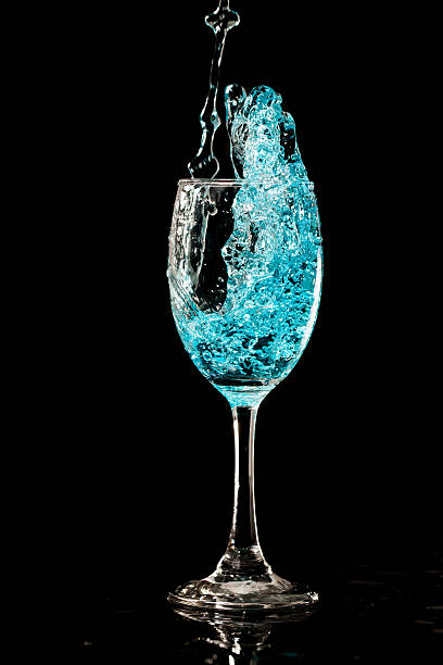 istock Water splashing in a glass 532850899