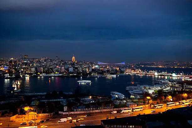 Bosphorus night time