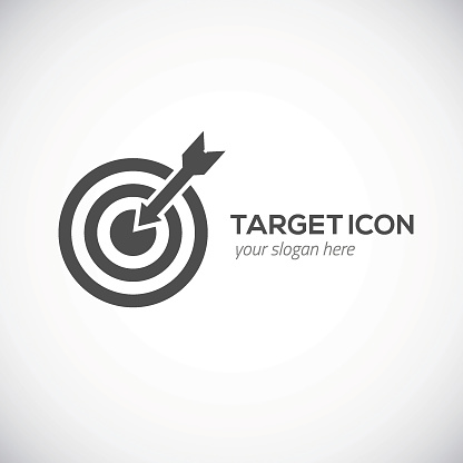Target icon. Target logo concept. Vector Illustration for your design.