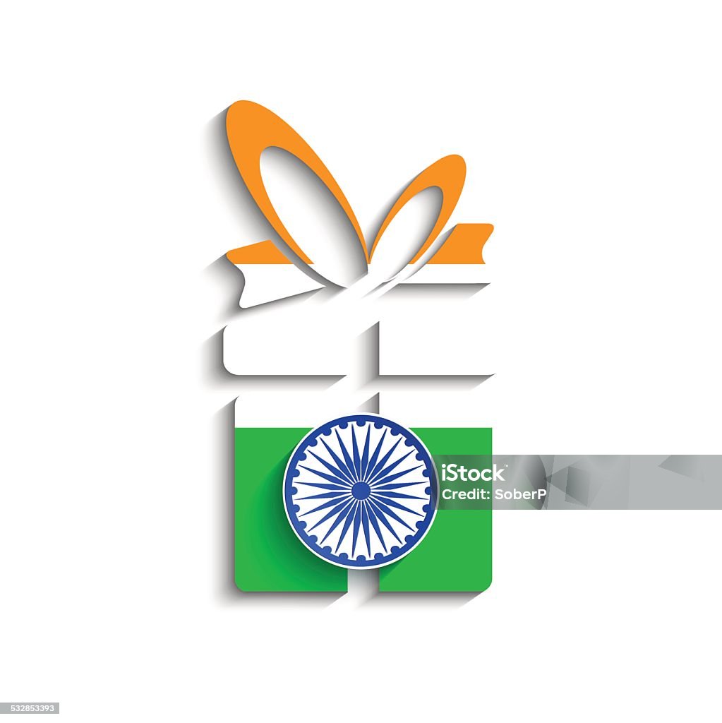 Vector modern Indian republic day background. Vector modern Indian republic day background. Eps10 2015 stock vector