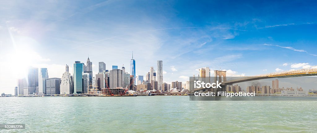 Manhattan skyline New York City Stock Photo