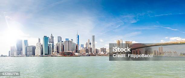 Manhattan Skyline Stock Photo - Download Image Now - New York City, Urban Skyline, Day