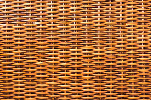 Brown wicker wood  texture background Brown wicker wood  texture background interlace format stock pictures, royalty-free photos & images