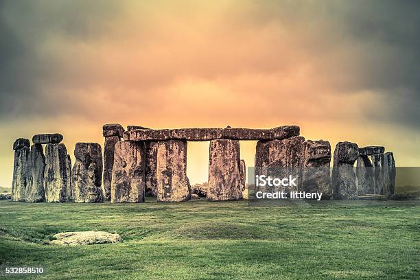 Stonehenge Stock Photo - Download Image Now - Ancient, Atmospheric Mood, Awe