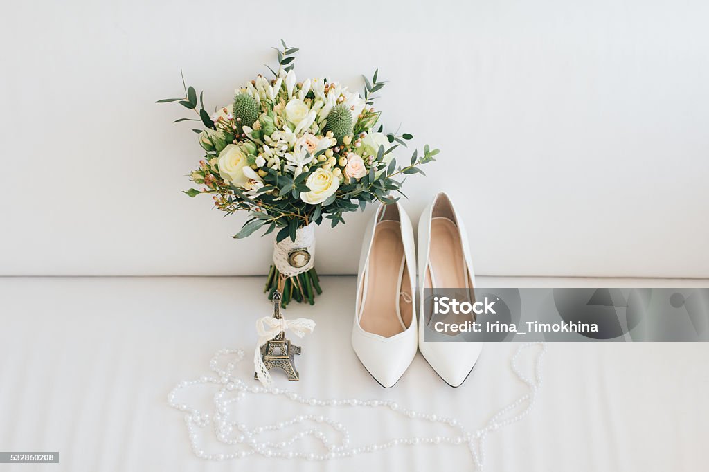 Hochzeit-Accessoires - Lizenzfrei Braut Stock-Foto