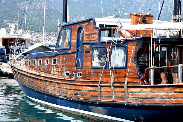 istock Beautiful sail boat in the marina 532864084