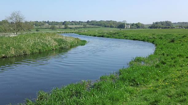 istock Rural scene of a bend in the river 532865316