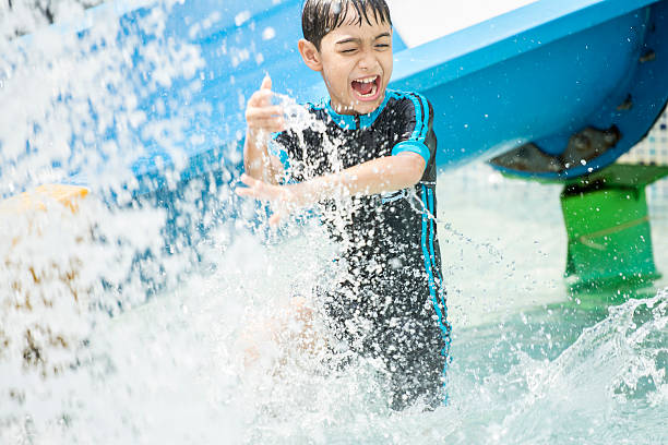 istock Asian boy swimming on the weekend. 532865698