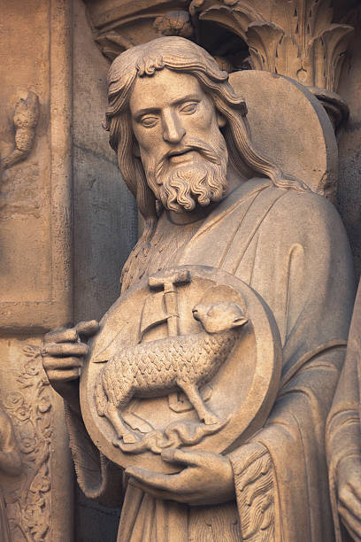 istock Saint John the Baptist sculpture 532865842