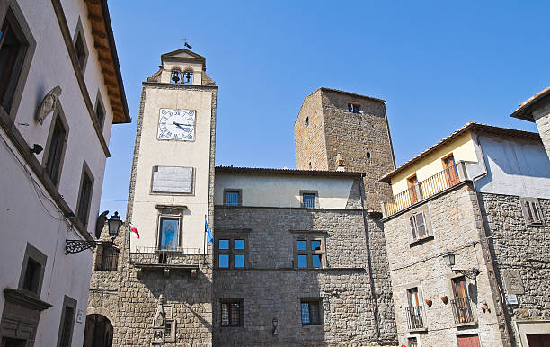 istock Town Hall Building. Vitorchiano. Lazio. Italy. 532866791