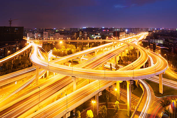 istock skyline and traffic,flyover in modern city. 532867787