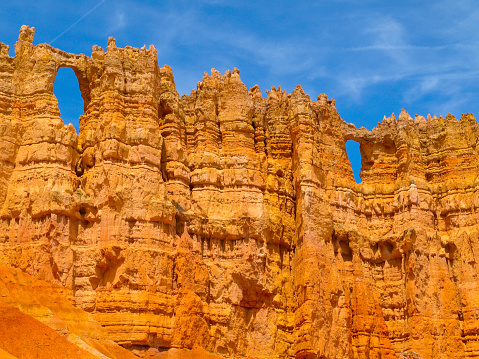 Rock formation close up, Bryce Canyon, Utah