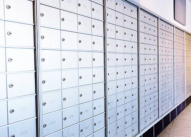 istock Wall of Mailbox in Apartment Building 532869927