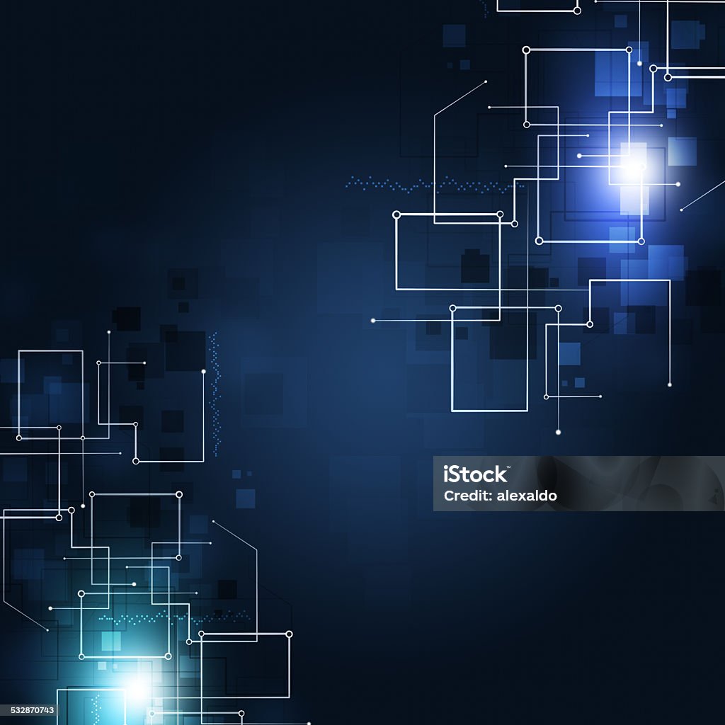 Comms Tech Computer Background Concept Communication Technology Background Stock Illustration ...