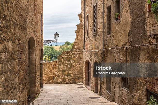 In The Village Of Val Delsa Italy Stock Photo - Download Image Now - 2015, Ancient, Antiquities