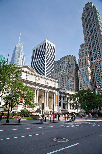 アメリカ合衆国ニューヨーク、ニューヨーク公共図書館 - new york public library ストックフォトと画像