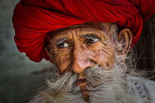 istock Portrait of Elderly man, Rajasthan. 532874321