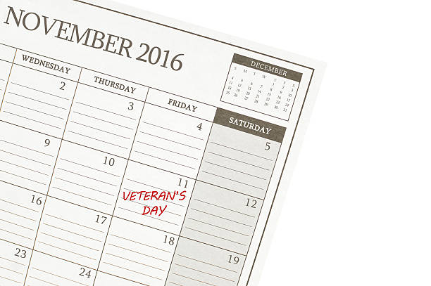 istock Veteran's Day November Calendar 532878498