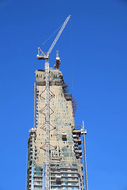 istock Dubai Skyscraper rising in Dubai Marina 532878538