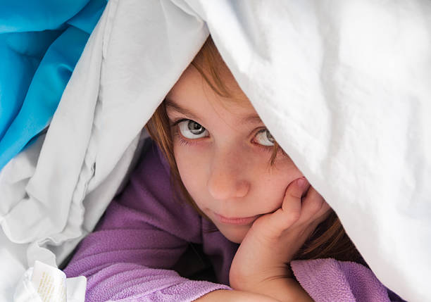 Little girl refuses to get up