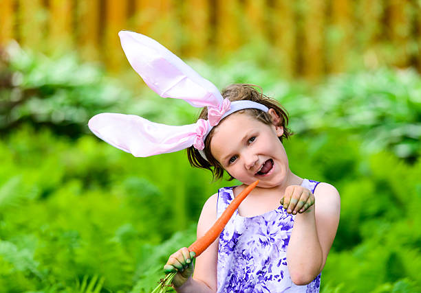 istock Little Girl in Bunny Ears 532913963