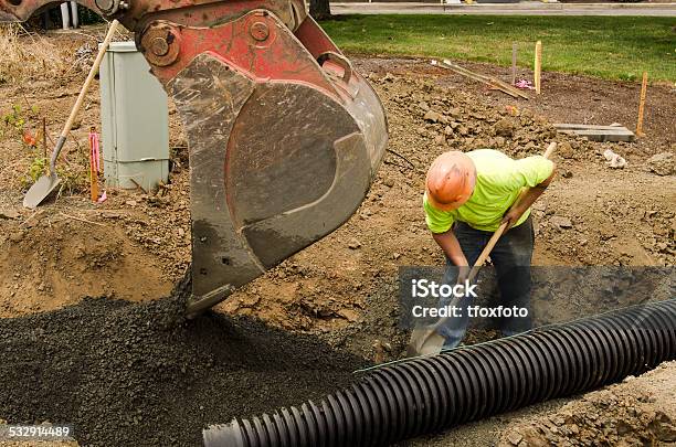 Domestic Sewer Stock Photo - Download Image Now - Plastic, Road, Sewer