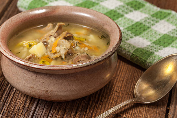 istock Soup with buckwheat and vegetables. 532916449
