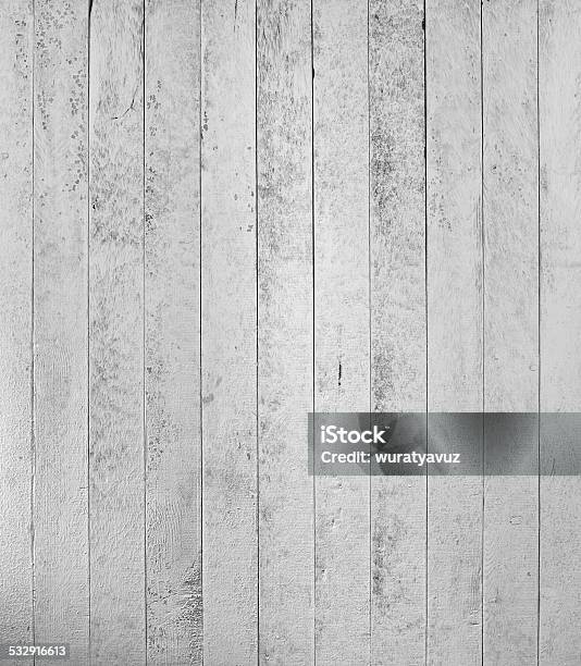 Painted White Wooden Plank Texture Stock Image Stock Photo - Download Image Now - Backgrounds, Gray Color, Wood - Material