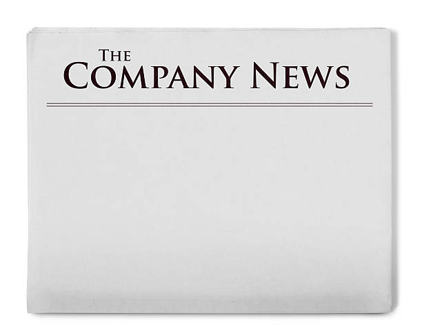 istock Company news title on newspaper 532917125