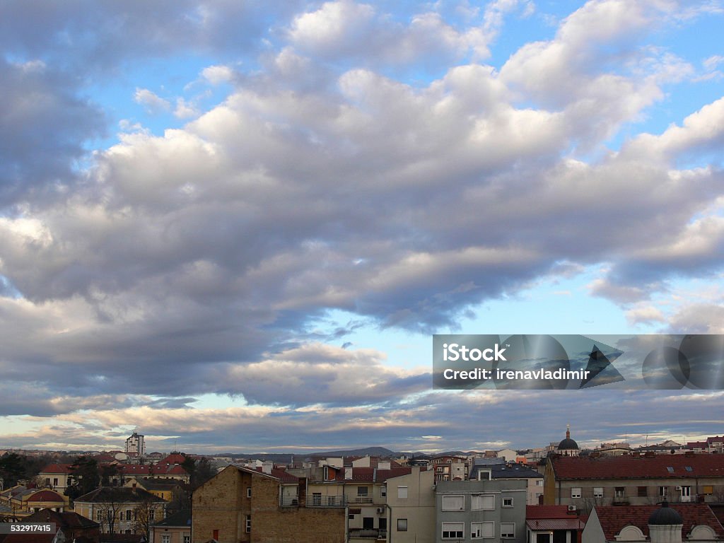 Skyscape & cityscape Skyscape & cityscape of Kragujevac, Serbia. 2015 Stock Photo