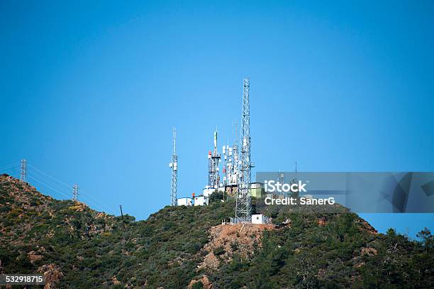 Communication Tower Stock Photo - Download Image Now - 2015, Antenna - Aerial, Broadcasting