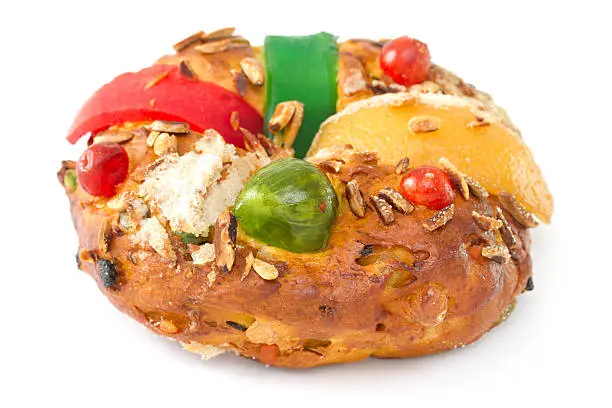 Portuguese Christmas cake Bolo Rei
