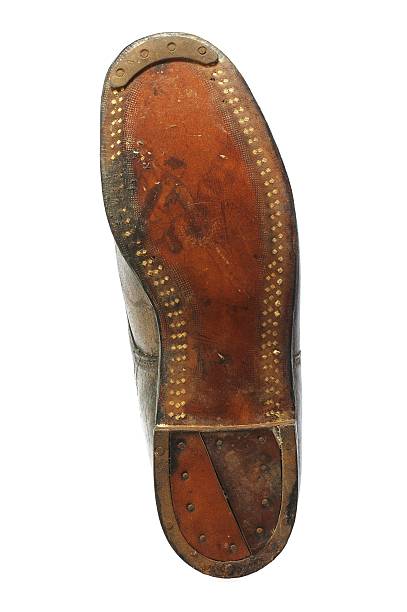 istock shoe sole with steel old boot 532919913