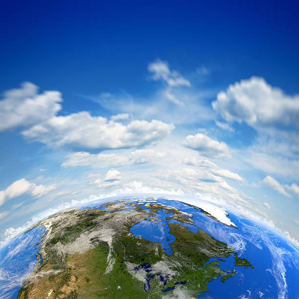 istock Planet earth and beautiful blue sky 532934091