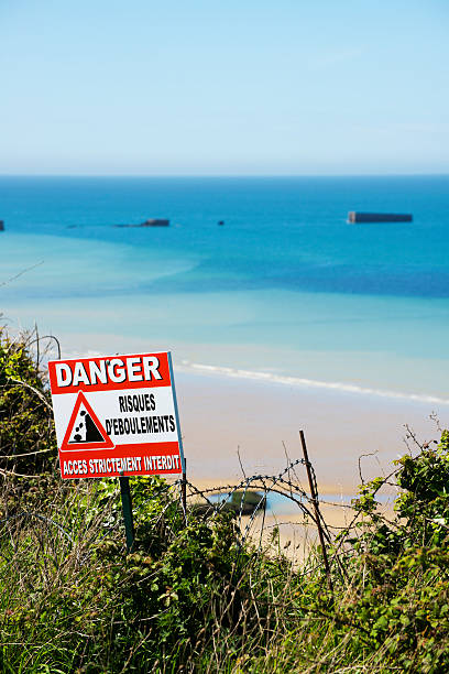 istock Bluff above the beach in Arromanches, Normandy 532935693