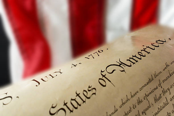 istock An American Flag and Declaration of Independence 532937067