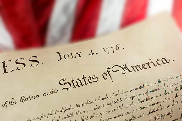 istock An American Flag and Declaration of Independence 532937069