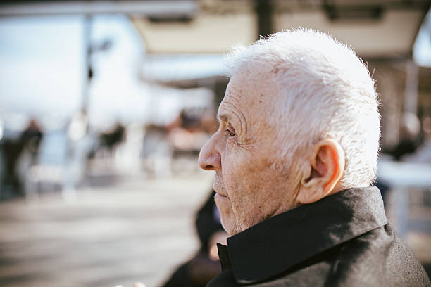 istock Portrait of senior man looking away 532937277