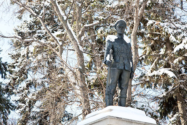 istock Soldier statue at Saskatchewan War Memorial in Regina 532940377