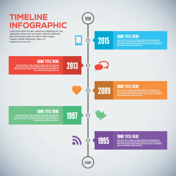 ilustrações, clipart, desenhos animados e ícones de moderno modelo de design de linha de tempo. infográfico. vetor design. - connection love at first sight togetherness digitally generated image