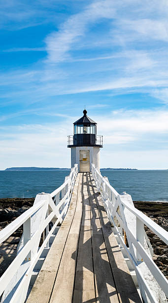 istock The boardwalk at Marshall Point Light in Port Clyde, Maine 532952802
