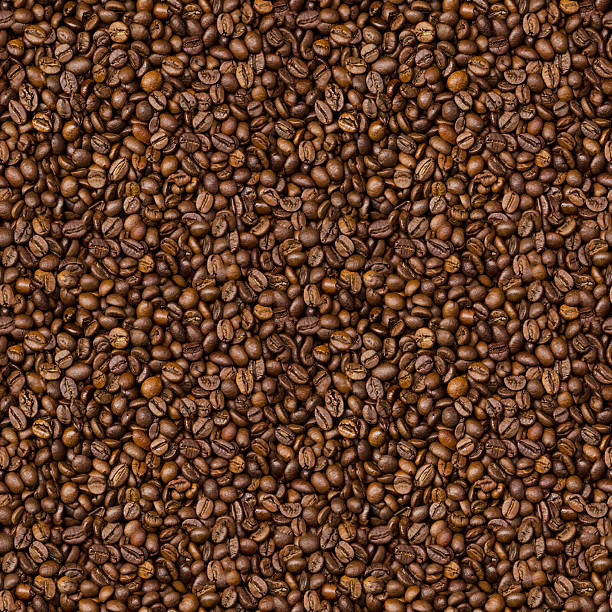 istock seamless texture with grains of roasted coffee 532953270