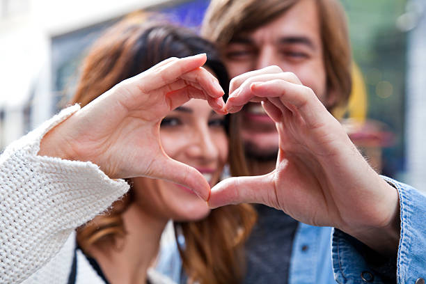 istock Heart shape from couple hands, Istanbul 532953485