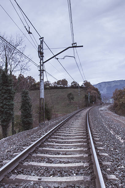 istock Railroad in rural landscape 532953511
