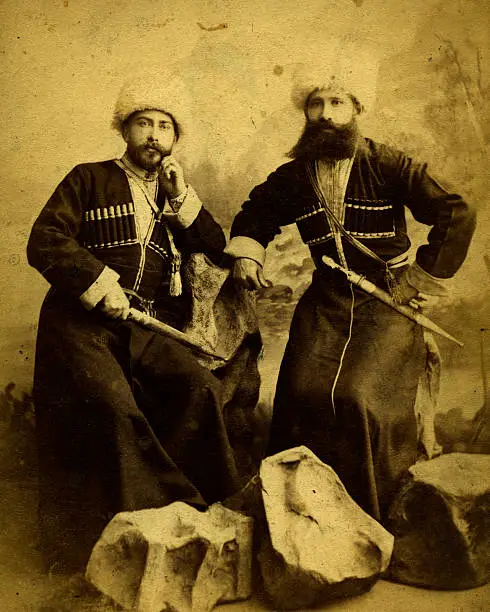 Vintage photograph from the late 19th century of two brothers.