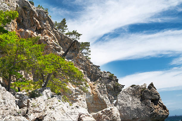 istock Summer landscape of magic mountains. 532953616