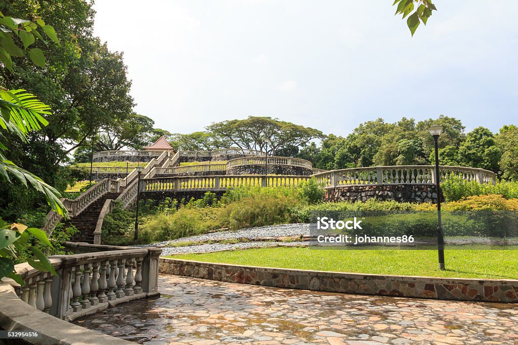 Terrace Garden in Telok Blangah Hill Park, Singapore Asia Stock Photo