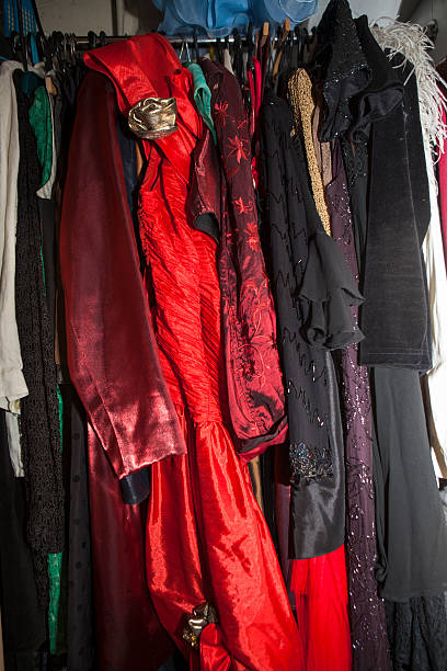 istock Dresses hanging in the closet 532954769