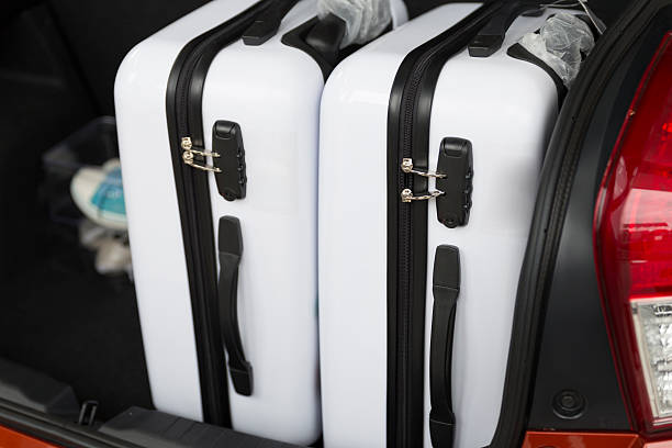 istock baggage in car trunk for traveling concept 532954946